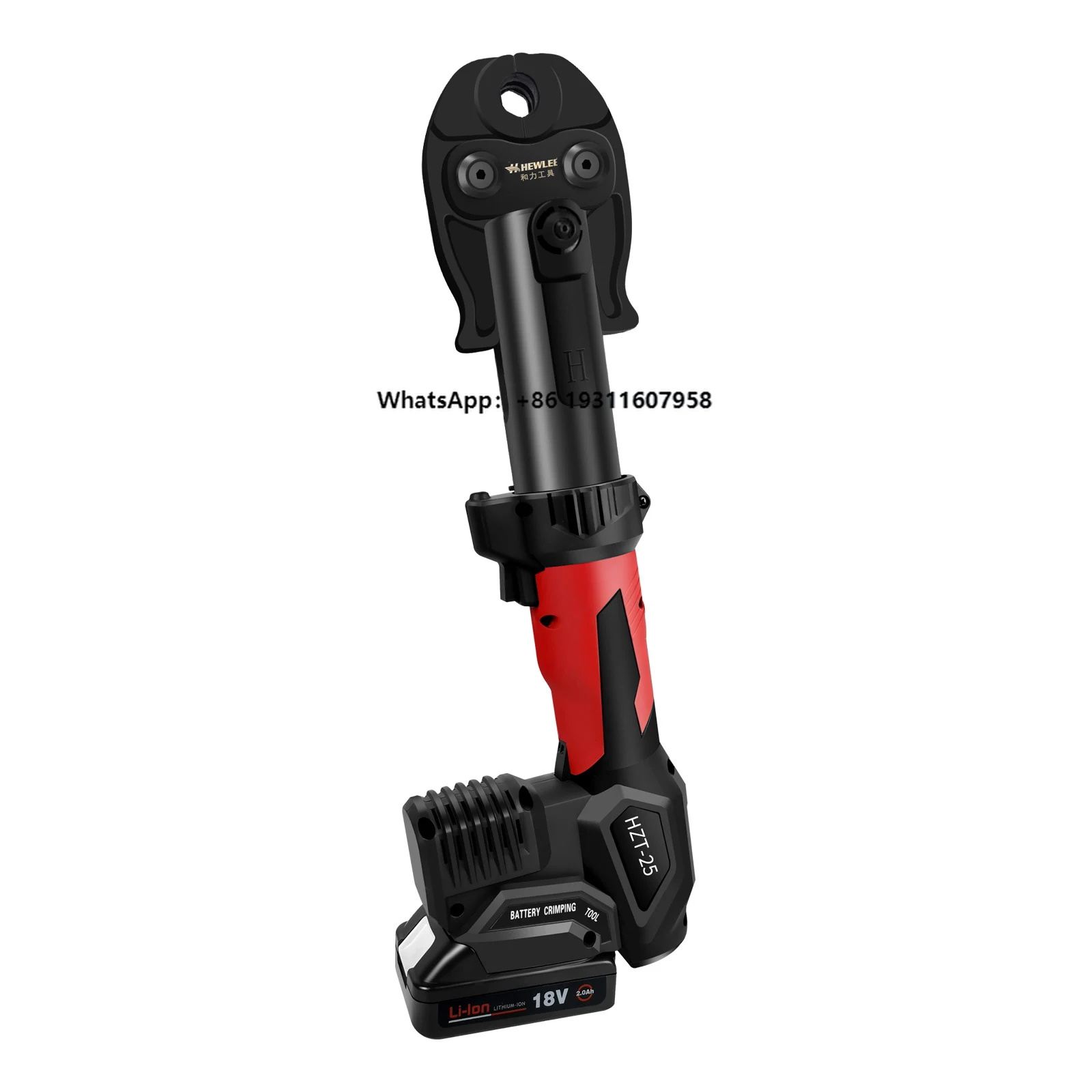 

HEWLEE HZT-25 U Shaped Mold Cordless Battery Powered Hydraulic Tool Crimping Pex/Copper/Stainless Steel Pipe Crimping Tool