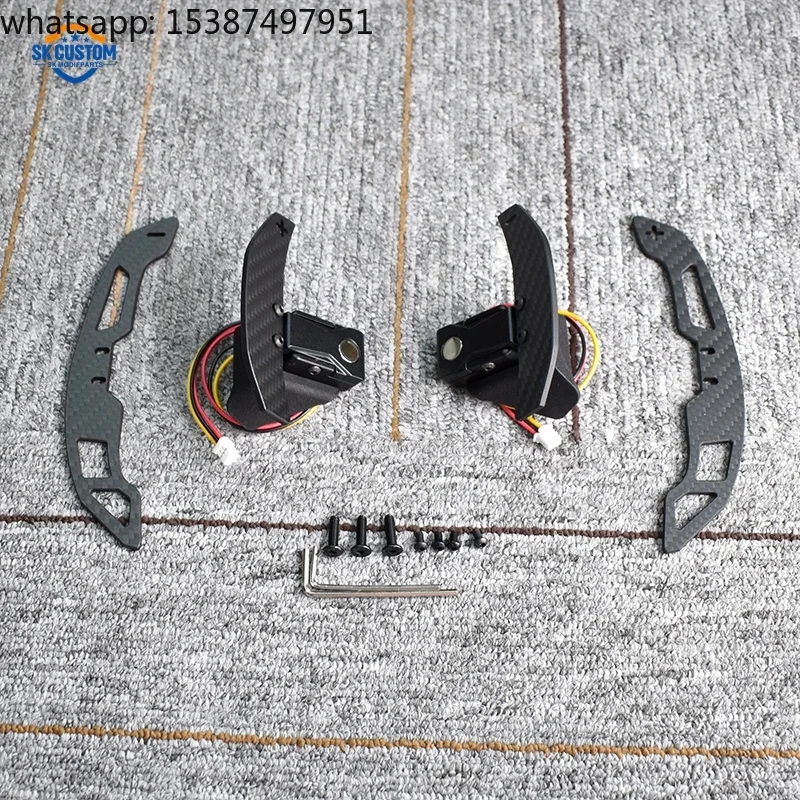 For VW Golf 6 GTI CC MK6 MK5 Magnetic Paddle Shifter Carbon Fiber