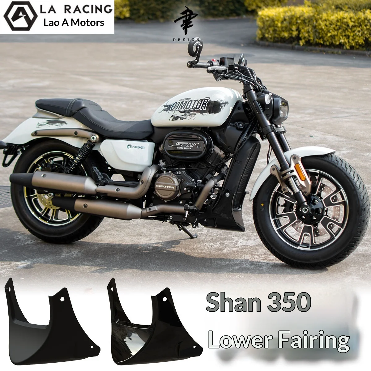 【Premium】For QJMOTOR Flash 350/250AMT modification, special non-destructive direct-mount decorative cover and water tank cover