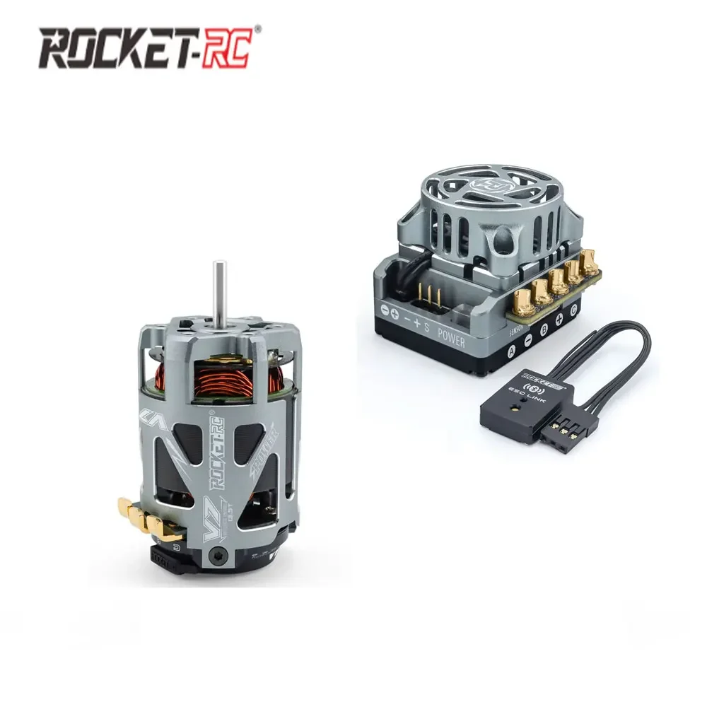 UniFlyRocket-RC TS160 V3PRO 160A ESC With 540 V7 2-Pole High Torque Brushless Motor Set For 1/10 F1 RC Racing Drift Crawler Bugg