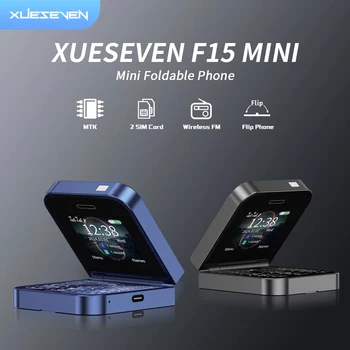 XUESEVEN 2G GSM 소형 플립 휴대폰, 2 SIM 카드, 매직 보이스 손전등, C타입 충전 컴팩트, 휴대용 휴대폰 예비 백업 Best5 XUESEVEN 2G GSM 소형 플립 휴대폰, 2 SIM 카드, 매직 보이스 손전등, C타입 충전 컴팩트, 휴대용 휴대폰 예비 백업 Best5