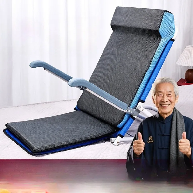Bed Stable Assist Rail for Elderly Adjustable Bed Recliner Back Support Cushion Portable Patient Positioning Aid with Handle