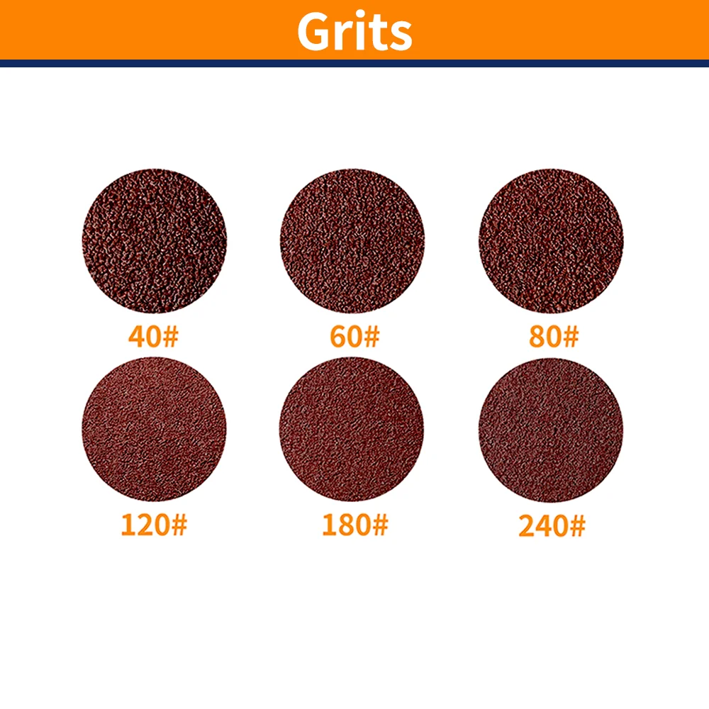 60PCS Mouse Detail Sander Sandpaper P40-P240 Grits Assorted Sanding Pads Triangular Sander Sandpaper for 140mm Sanding Machine