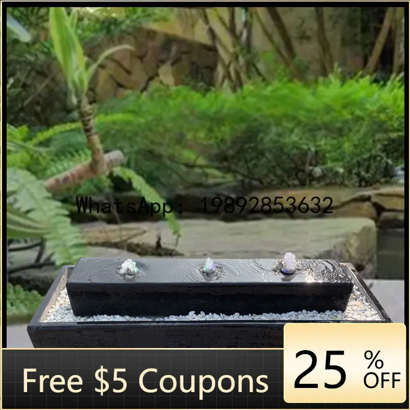 

Z4 Carving Flowing Water Stone Bowl Courtyard Garden Marble Landscape Japanese Style Fountain Water Bowl Basin Pool Fountain