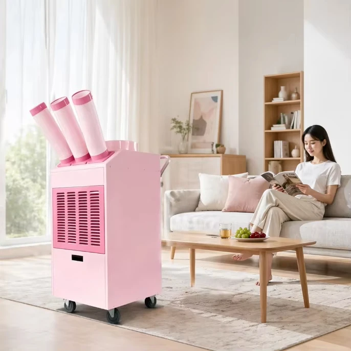 16000 BTU Mobile Industrial Air Conditioning Unit Commercial Portable Spot Cooling Air Conditioner