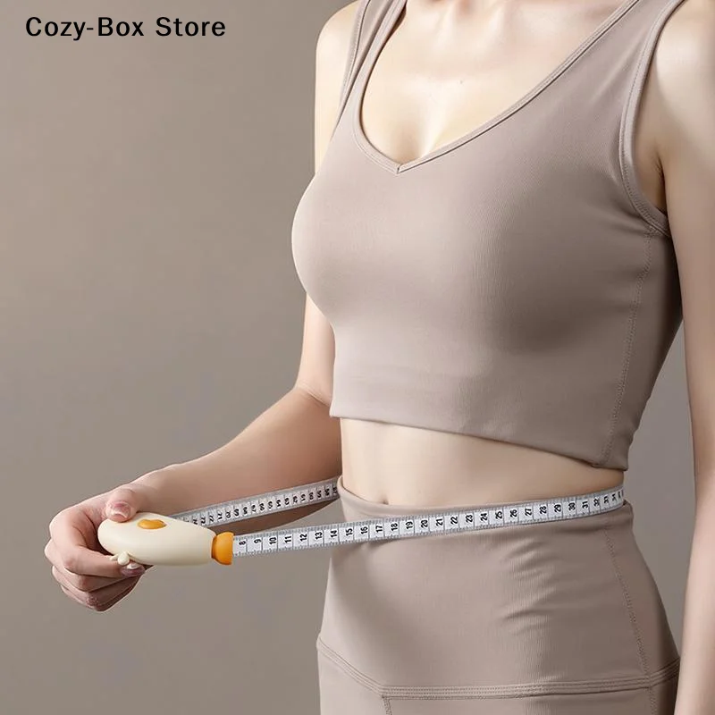 [ZY]Automatic Retractable Magnetic Measuring Tape For Waist Arm Leg Abdomen Head Circumference Portable Body Measurement Tool