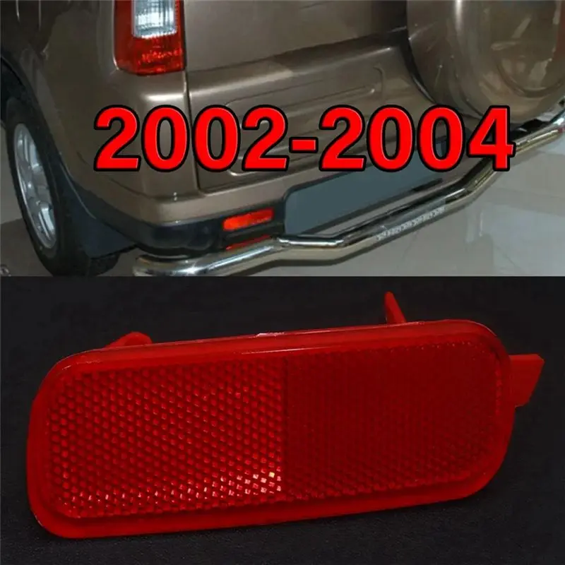 High-Quality 1 Pair Rear Bumper Reflector Reflector Warning Lights Red 33555-S9A-003 33505-S9A-003 Car For Honda CRV CR-V 2002 2
