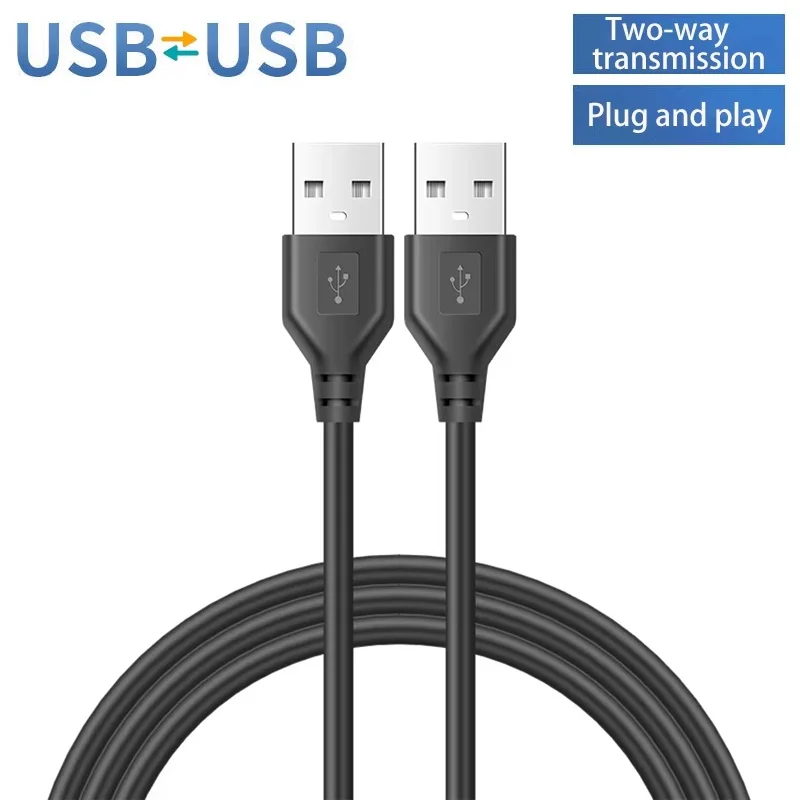 0.5m/1m/1.5m USB 2.0 A Male to A Male Data Sync Charger Extension Cable Cord USB Cables For USB Date Transmission Extender Cord