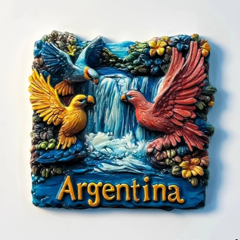 Argentina Fridge Magnets Buenos Aires Travel Souvenirs Antis Psittacidae Iguassu Falls Fridge Stickers Birthday Gifts Home Decor