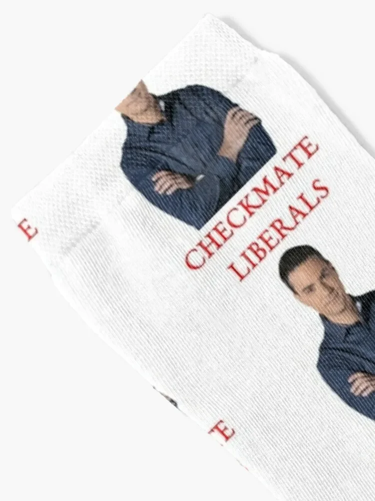 Ben Shapiro-calcetines a cuadros para hombre y mujer, medias personalizadas de estética japonesa, a la moda