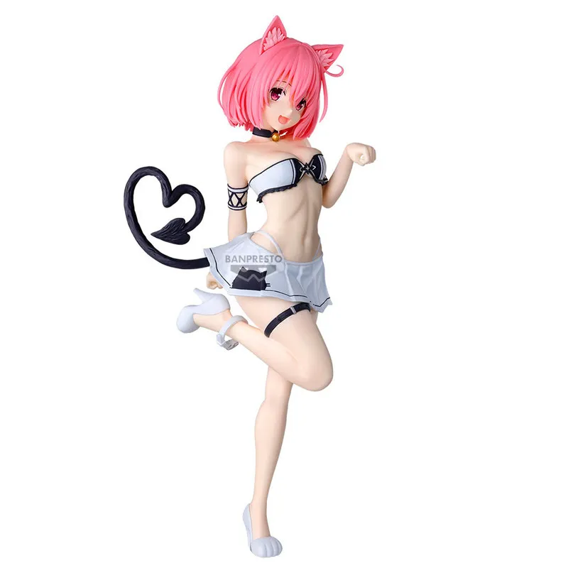 Figura Coleccionable Original de Anime Banpresto To Loveru Darkness Kurosaki Mea Nyaruzu, Modelo de Juguete Bishoujo, Adorno
