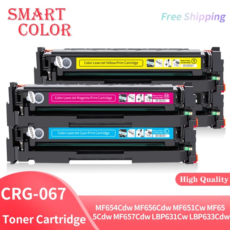 WithChip CRG-067 crg067 067 Compatible Toner Cartridge for CANON MF654Cdw MF656Cdw MF651Cw MF655Cdw MF657Cdw LBP631Cw LBP633Cdw