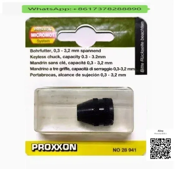 [28941] 0,3-3,2 мм быстрый трехкулачковый сверлильный патрон PROXXON мини-волшебный ручной инструмент
