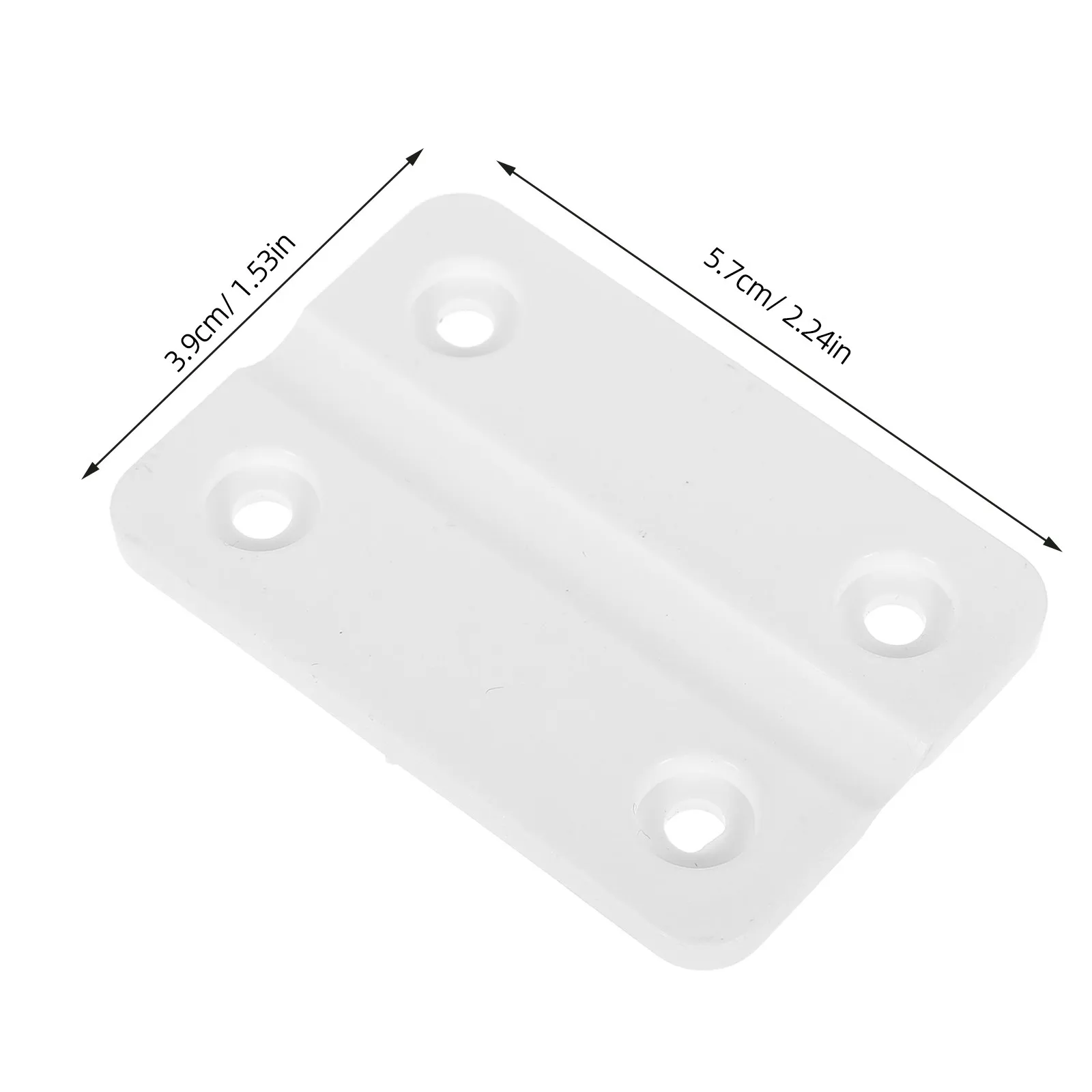 2 Pcs Cooler Plastic Hinges Replacement Parts Repair White Accessory Chest Freezer