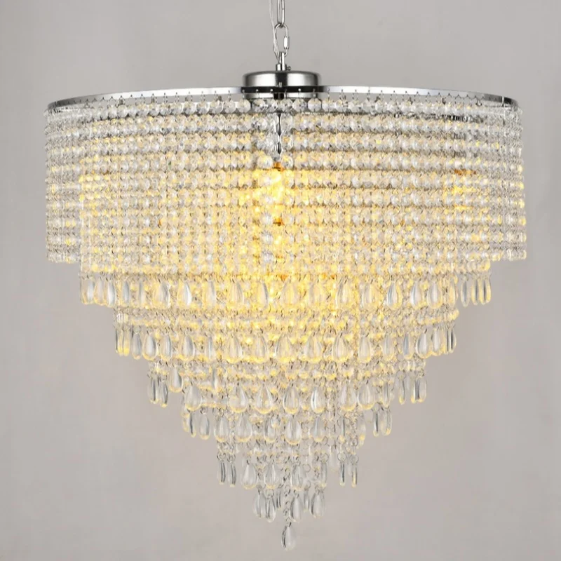 

Designer Creative Hotel Wedding Lighting Restaurant Crystal Pendant Light Luxury Atmosphere Home Modern Simple Living Room Light