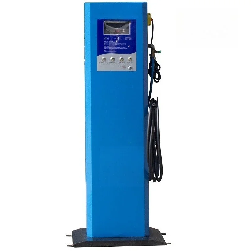 Fully automatic car truck vertical inflator with built-in air compressor