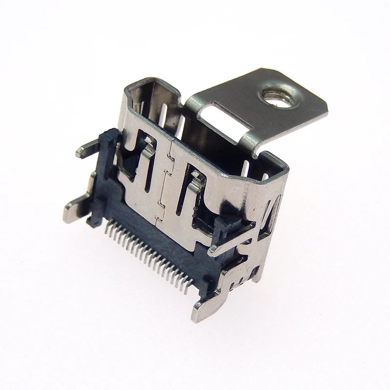 

10pcs USB 19 Pin Female SMT SMD USB Socket Connector 4 Legs With Mounting Ear HDMI-compatible HDMI-19P