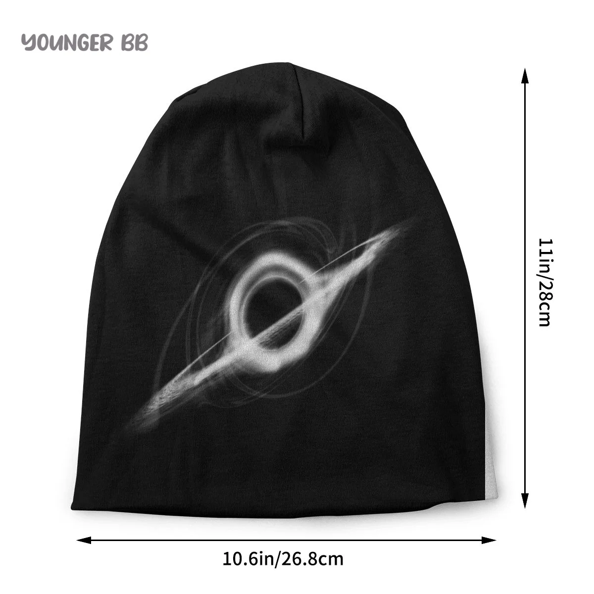 Black Hole Science Men Women's Beanie Hats Interstellar Gargantua Knitted Hat Hip Hop Earmuff Bonnet Street Skullies Beanies