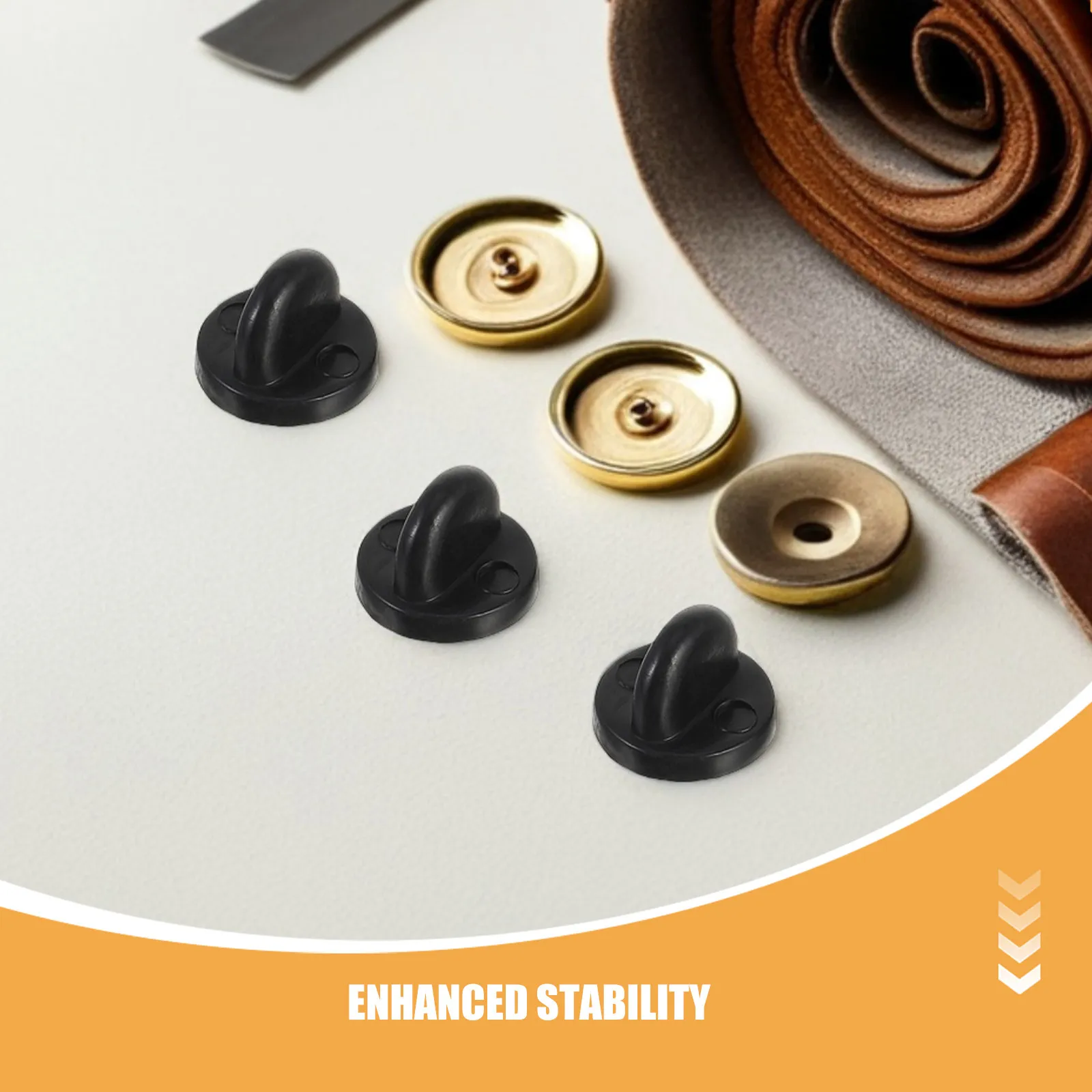 150Pcs Uniform Accessory Components Butterfly Clutch Pin Backs Secure Black Plastic Lapel Pin Backings Replacement for Enamel