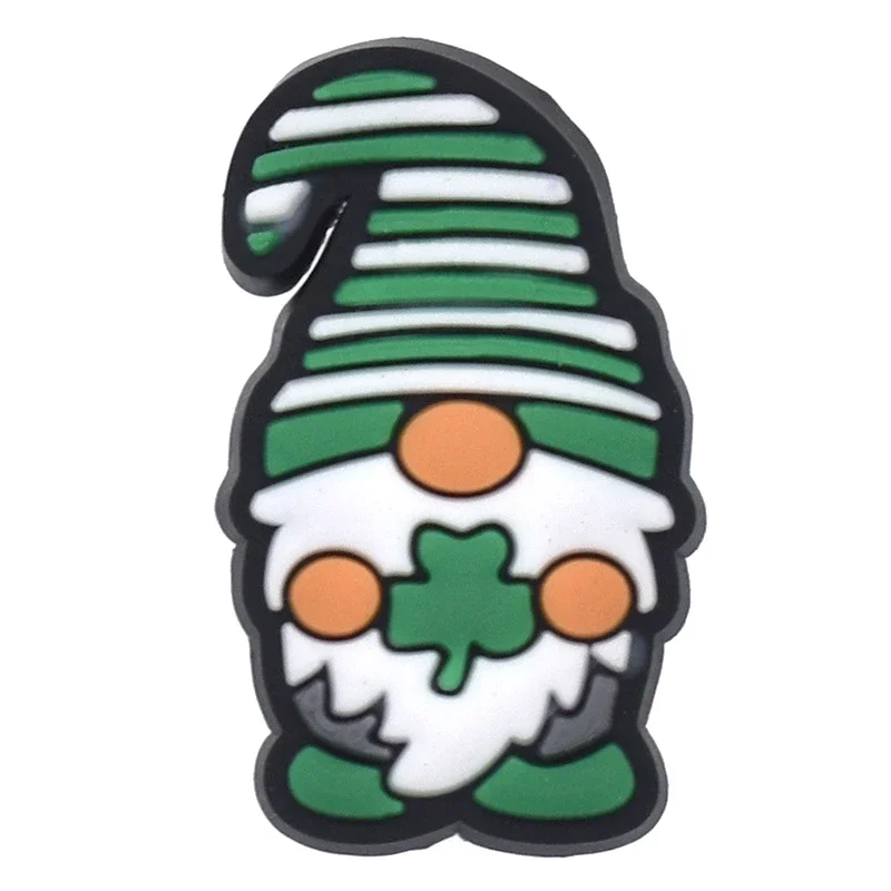 Four-Leaf Clover Shoe Charms for Crocs Sandals Men Clogs Pins Women Badges Girls Jeans Kids Decorations Buckle Shoes Accessories