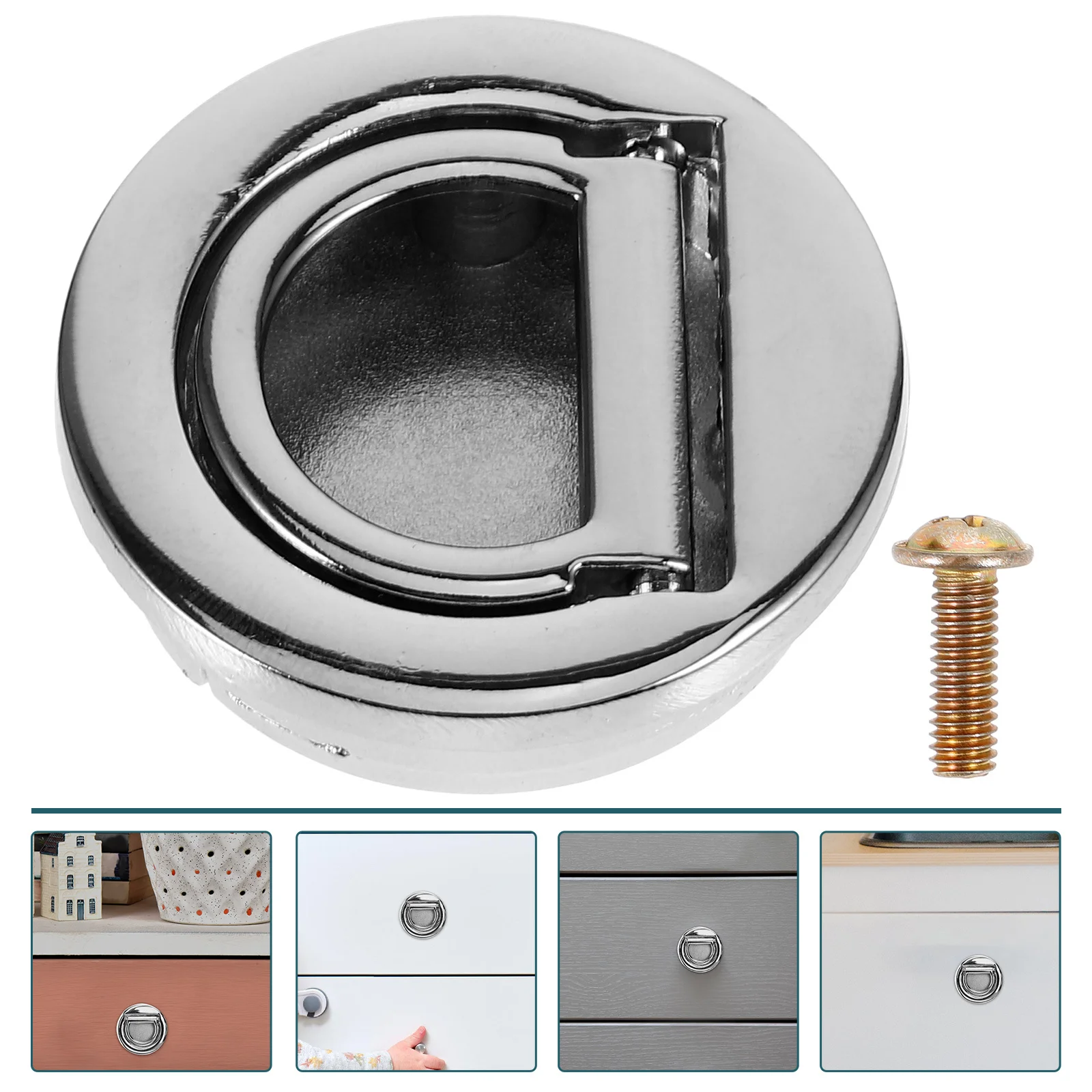 

Small Handle Metal Door Handles Internal Cabinet Pull Round Drawer Knob Wardrobe Cupboard Door Hardware Accessory