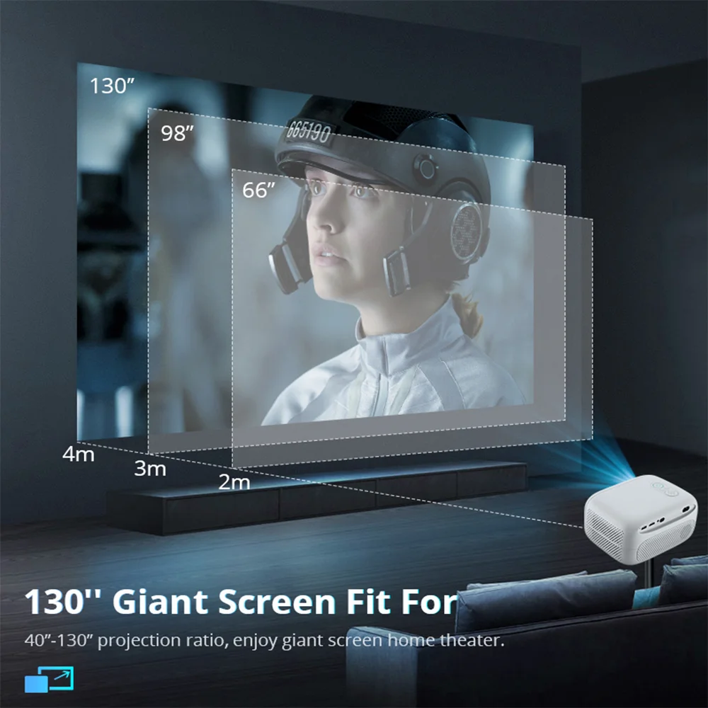 Proyector de vídeo 4k FULL HD para cine en casa, dispositivo con Android 11, 1080P, Dual, WiFi6, BT5.2, autoenfoque, H713, para exteriores,