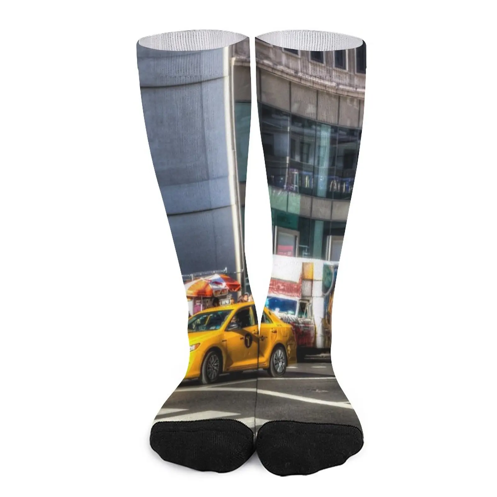 Street Scene New York Socks moving stockings stockings for men Men's socks with print men socks