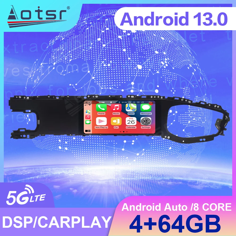 

Автомобильный радиоприемник на Android, сенсорный экран 13,1 дюйма, GPS навигация, аудио, видео, мультимедиа, Carplay, стерео, головное устройство