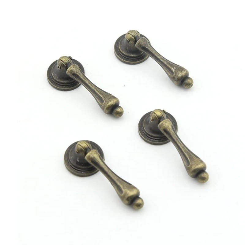 4 шт., антикварные ручки для ящиков 4 шт., антикварные ручки для ящиков