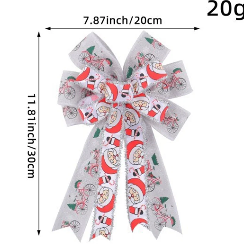 

ABBP-Craft Банты 3 шт. Большие рождественские банты для венок Рождественский декор для зимних елочных бантов