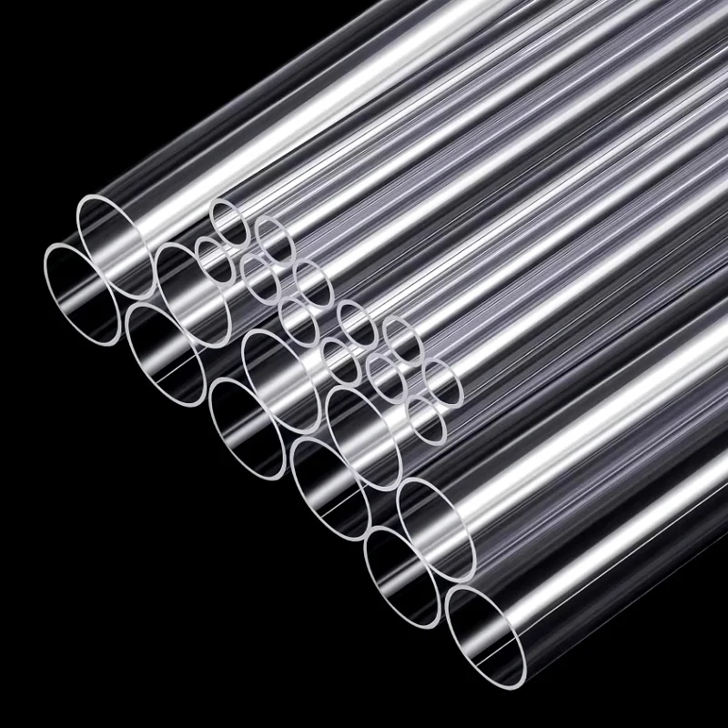 PC Tube/PVC Clear Hard Tube Plastic Tube Fish Tank Water Tube Aquarium Hollow Round Tube Water Pipe Fish Tank Tube