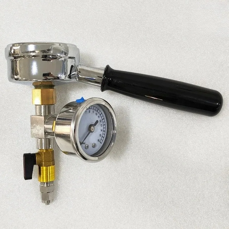 For Measuring Pressure Handle, Commercial Household Coffee Machine, Extraction Pressure Calibration Tool with Pressure Gauge