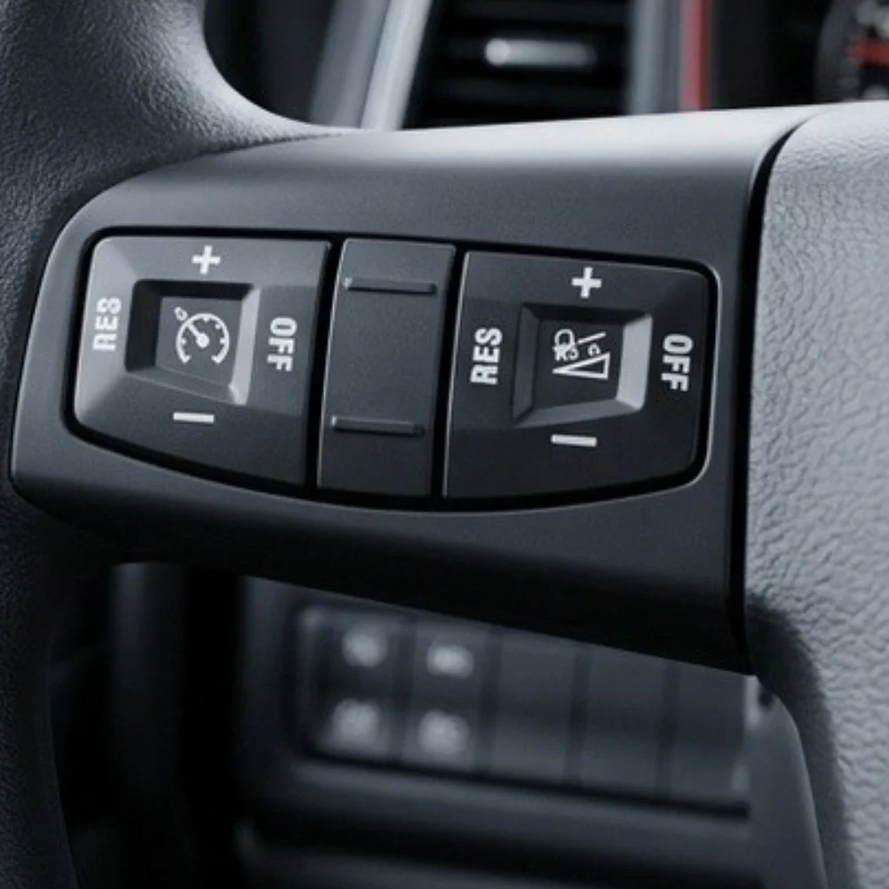 Wheel Control Button Steering Wheel Switch Direct Replace Design Simple Installation Process Broken Damaged Fix