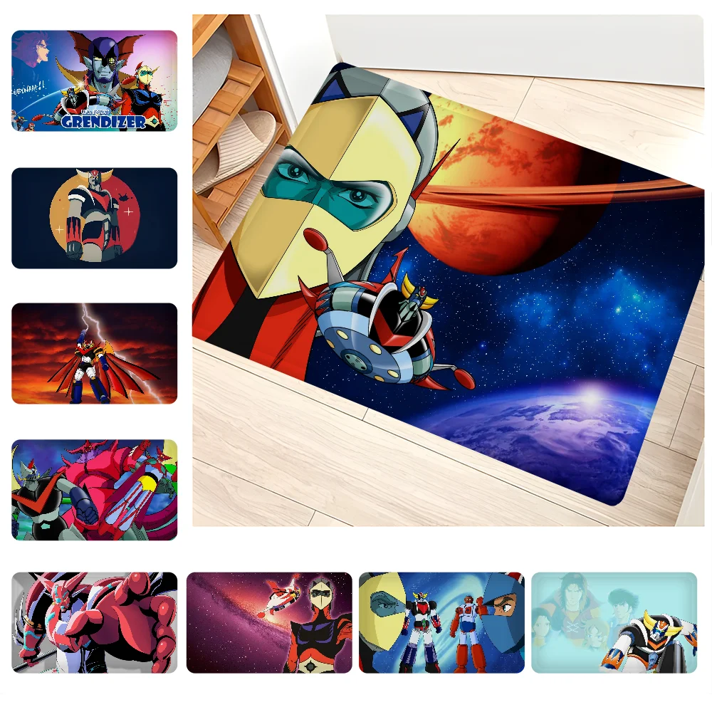 UFO ROBO GRENDIZER GOLDORAK   Floor Mat Bathroom Mat Kids Room Bedroom Decoration Balcony Anti-Slip Doormat Living Room  Rugs