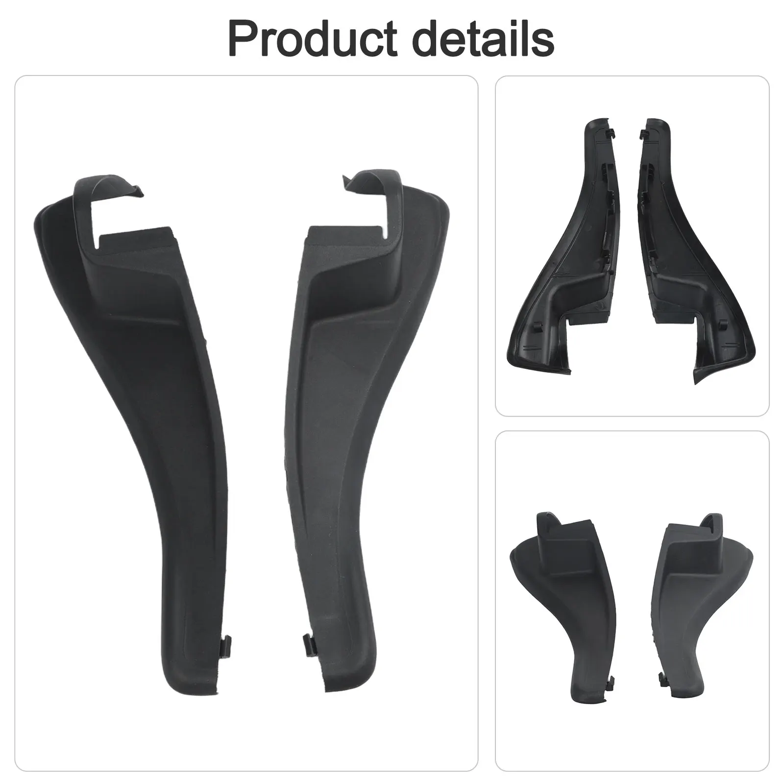 

Windshield Deflector Covers Set Car Windshields Air Deflector Cover Windshield Trim Cover ABS Plastic Anti-aging