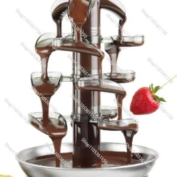 

European plug, american plug, british plug, four-layer detachable chocolate mixer/chocolate fountain