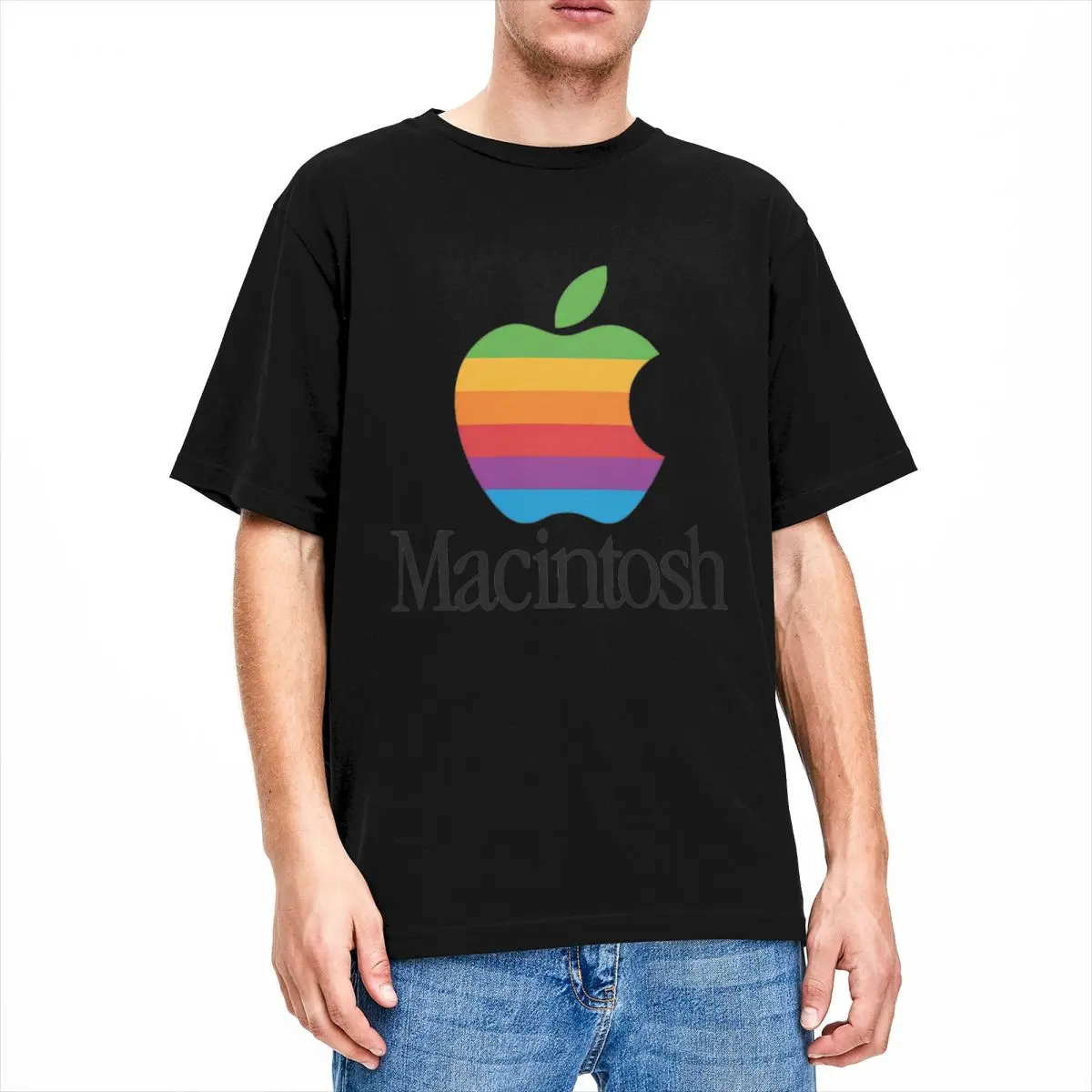 Haikyuu T Shirt Macintosh Pure Cotton T Shirts apples Hip Hop Tshirt for Couple Summer Y2K Basic Custom DIY Short Sleeve Top Tee