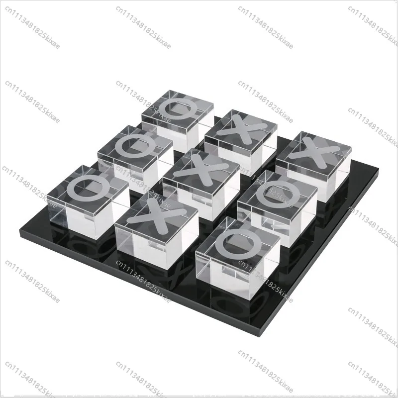 For Minimalist Italian Living Room Desktop Creative High-end Soft Decoration Crystal International Chessboard Decoration