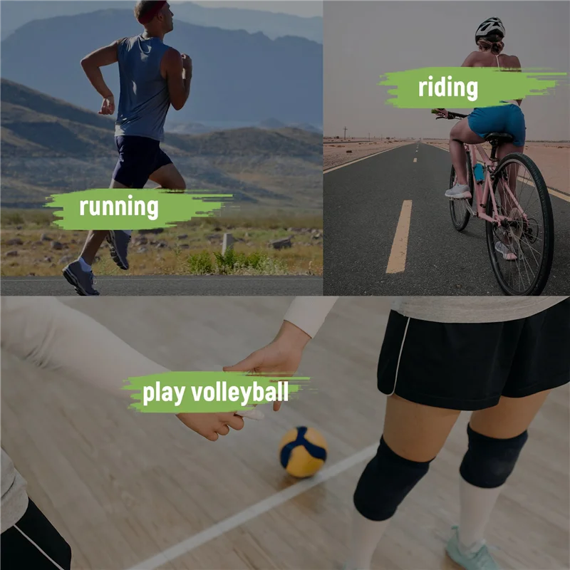 

BTLIFE-Breathable Basketball Football Sports Kneepad High Elastic Volleyball Knee Pads Brace Training Knee Support Protect