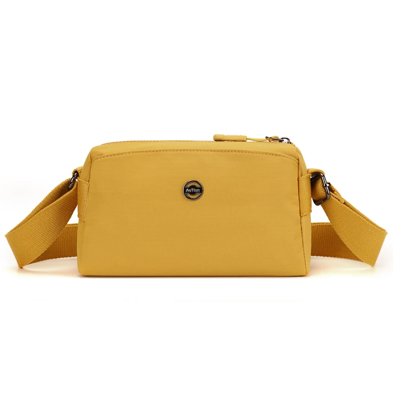 حقيبة كتف نسائية أنيقة ومتعددة الاستخدامات وخفيفة الوزن، حقيبة كروس كاجوال من قماش أكسفورد بسيطة