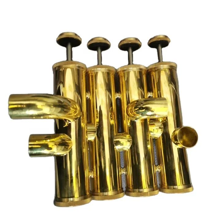 4 Pistons Casing For BBb Tuba 19mm Bore Size Brass Instruments