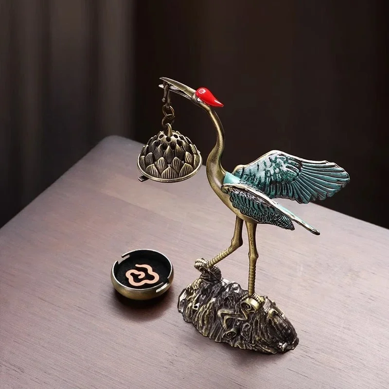 Censer Lotus Incense Burners Home Fragrance Hookah Gift Incense Burners Retro Alloy Home Decor Queimador De Incenso MH