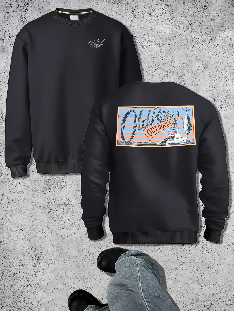 

A Mens High Quality Long Sleeved Fashionable 2025 Autumn and Winter Round-neck Hoodie Is for Both Men and Women Top