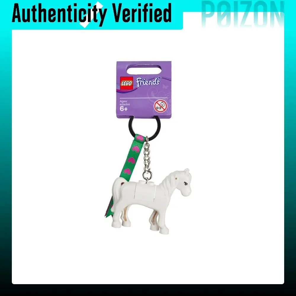 LEGO Good Friend Collection White Horse Keychain Refined Plastic Building Blocks 0 300pcs 851578