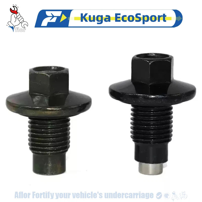 

For Ford Kuga EcoSport Engine Oil Pan Drain Screw And Gasket Bolt Engine Oil Drain Nut Oil Plug Screws