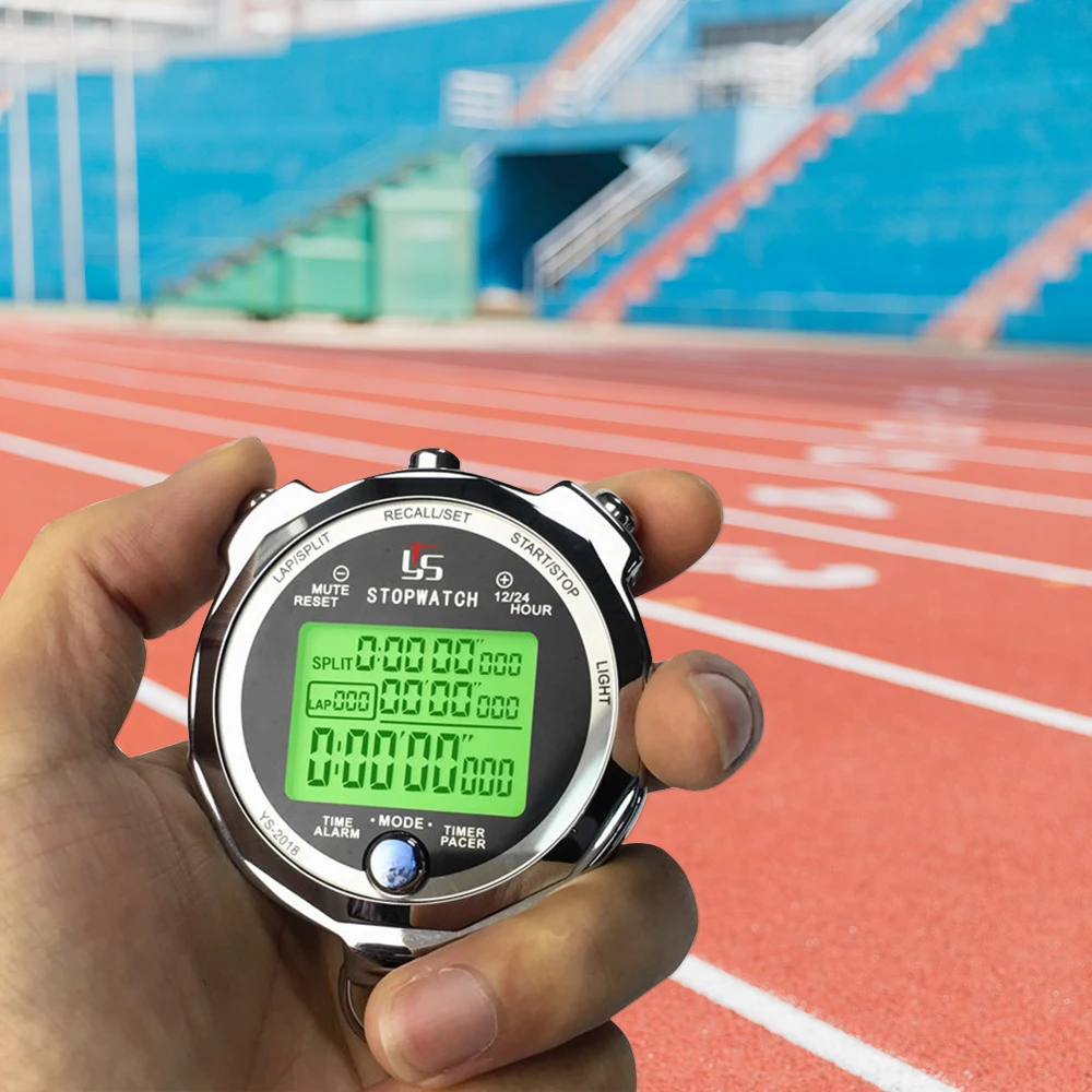 

Stopwatch Timer Metal Training Track And Field Referee Luminous Thousandth Of A Second Running Training