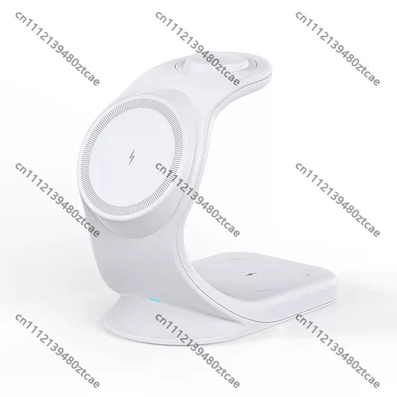 Magnetic‑Safe Wireless Charging Station Multi‑Device Charger Pad For Smart Phone Smart Watch Wireless Earphones Simultaneous