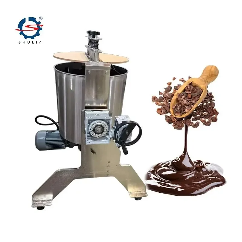 China Manufacture Stone Wet Grinder Refining Conching Chocolate Cocoa Bean Melanger Machine