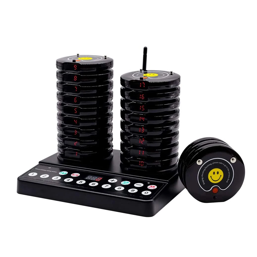 

Daytech 2025 E-P1000 Fast Food Restaurant coaster Pager Vibrate Restaurant Pagers coaster Pager Wireless Paging System