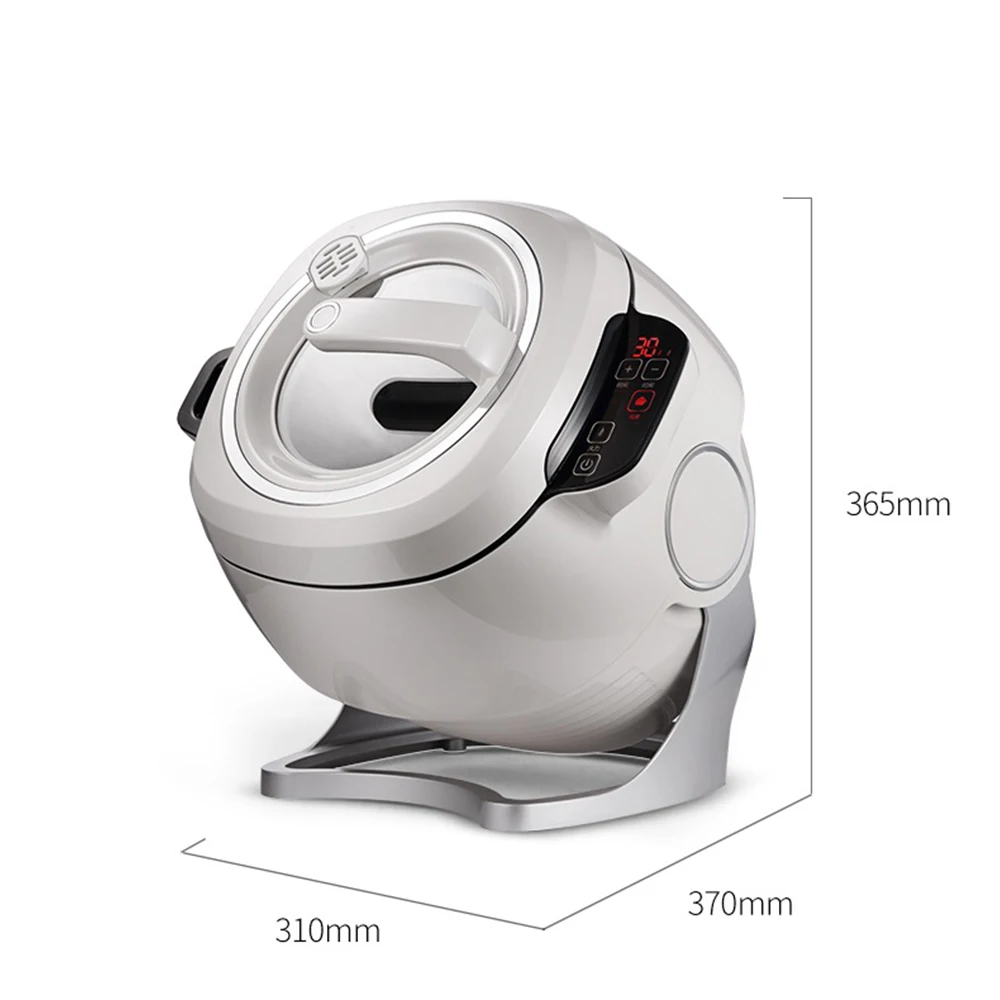 STLF CDW Rotating Cooking Wok, Automatic Cooking Machine, One-Click Start, 360° Rotating & All-Round Heating, 3 Speed Adjustable